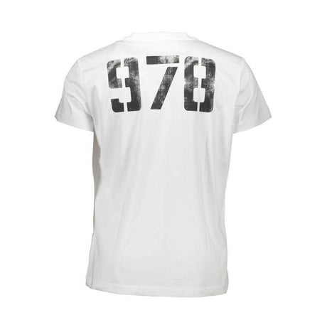 Diesel White Cotton Men T-Shirt - Hilstor