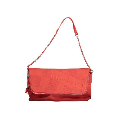 Desigual Red Polyethylene Women Handbag - Hilstor