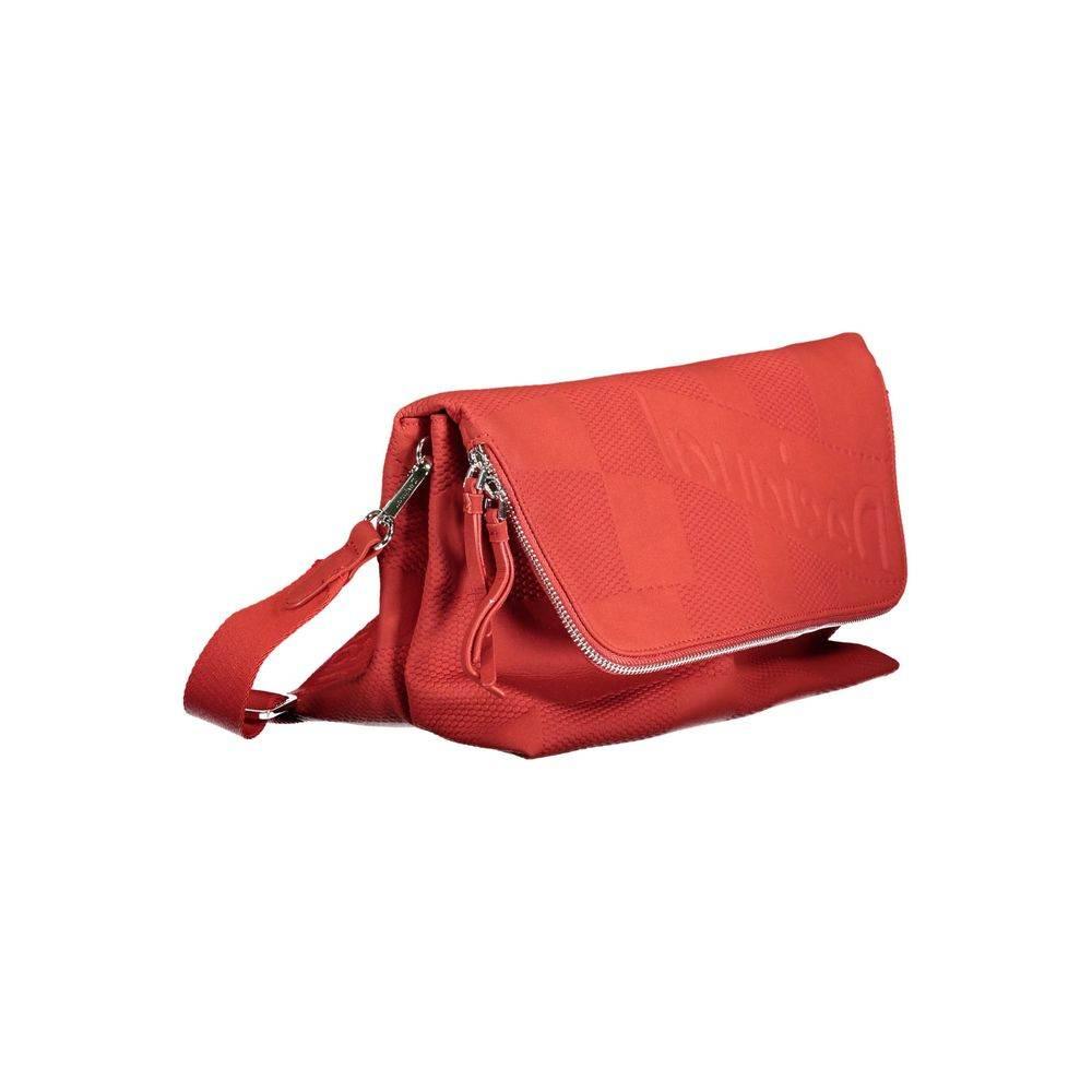 Desigual Red Polyethylene Women Handbag - Hilstor