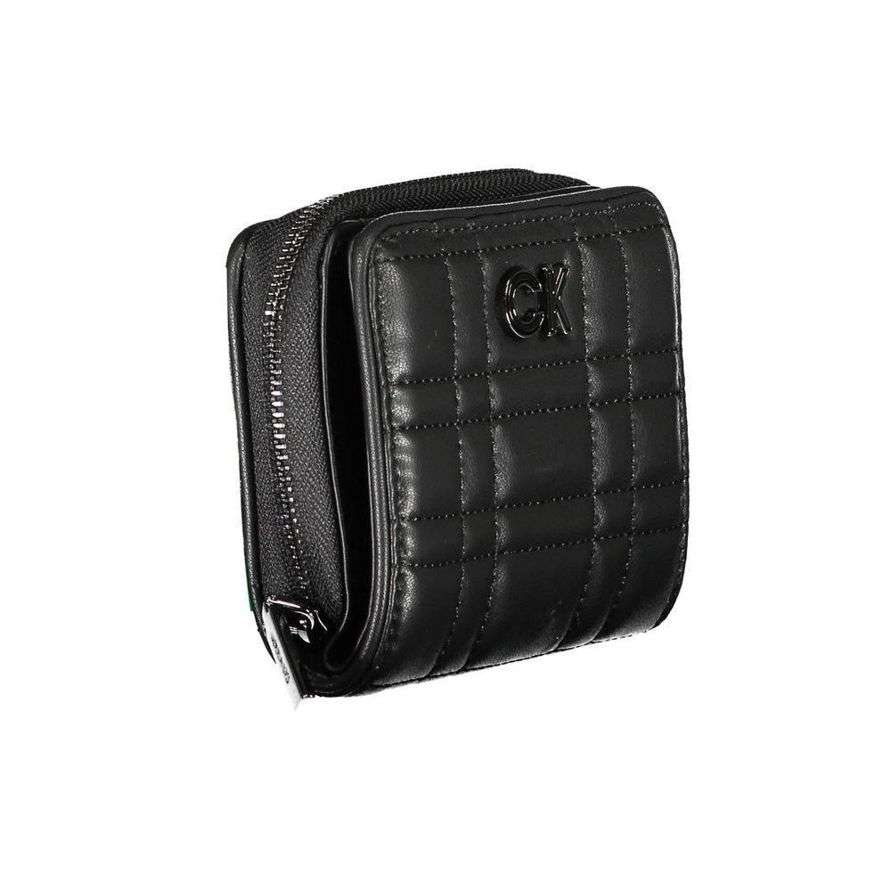 Calvin Klein Black Polyester Women Wallet - Hilstor
