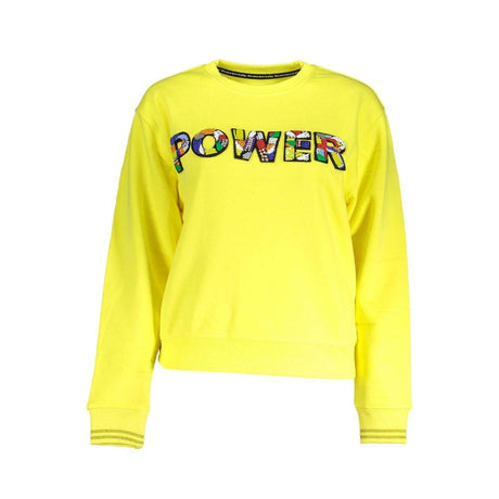 Desigual Yellow Cotton Women Sweater - Hilstor