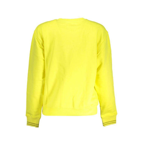 Desigual Yellow Cotton Women Sweater - Hilstor