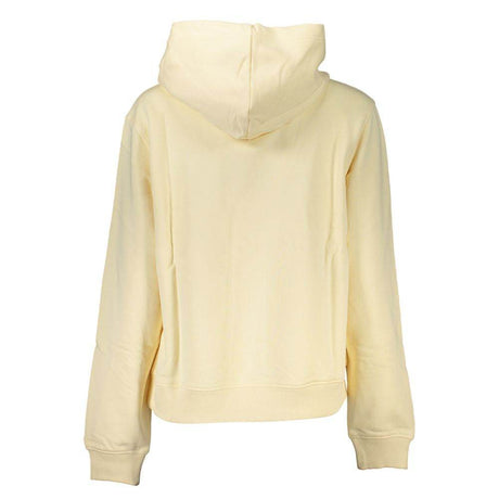 Calvin Klein Beige Brushed Logo Hooded Sweatshirt - Hilstor