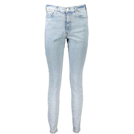 Tommy Hilfiger Blue Cotton Women's Skinny Jean - Hilstor