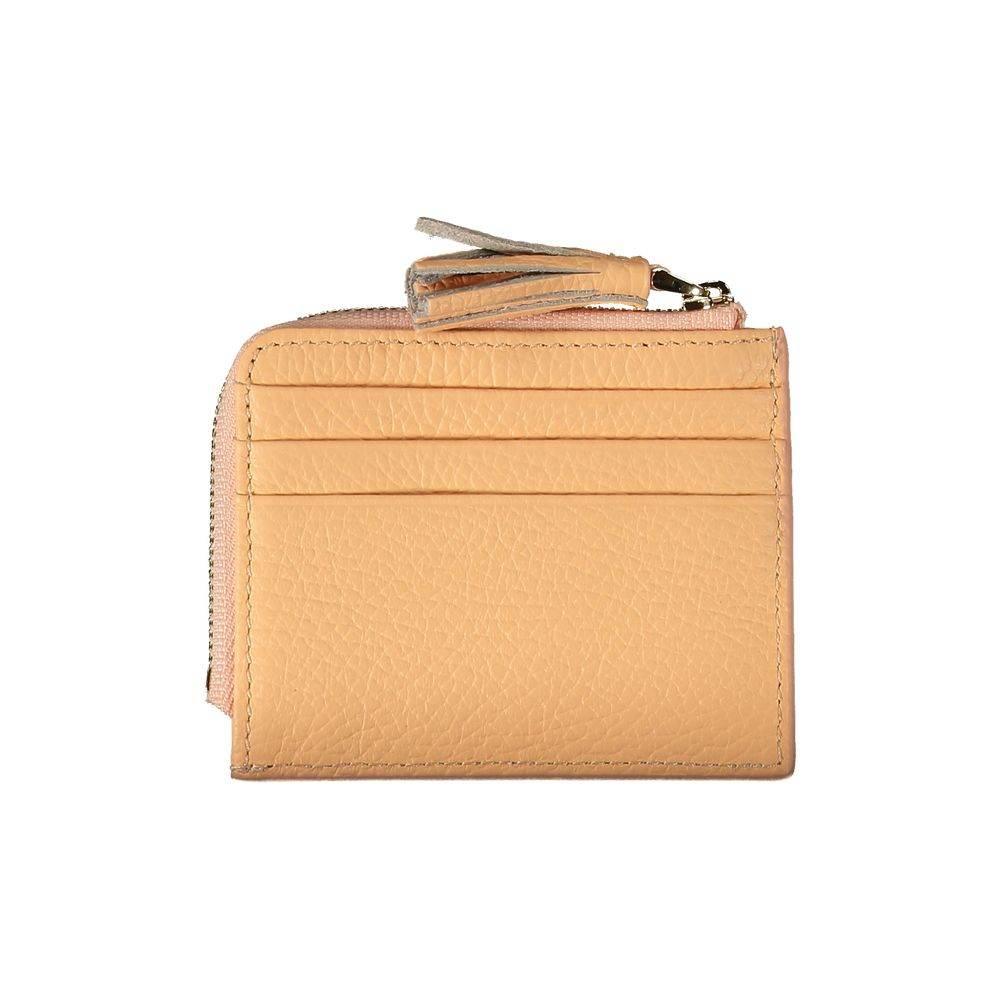 Coccinelle Orange Leather Wallet - Hilstor