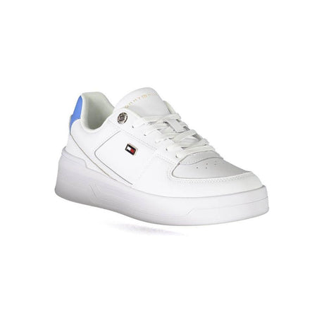 Tommy Hilfiger White Polyester Sneaker - Hilstor