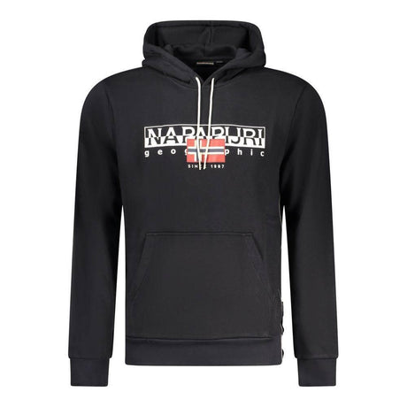 Napapijri Black Cotton Men Sweater - Hilstor