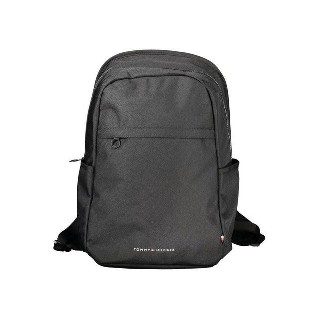 Tommy Hilfiger Black Polyester Backpack - Hilstor