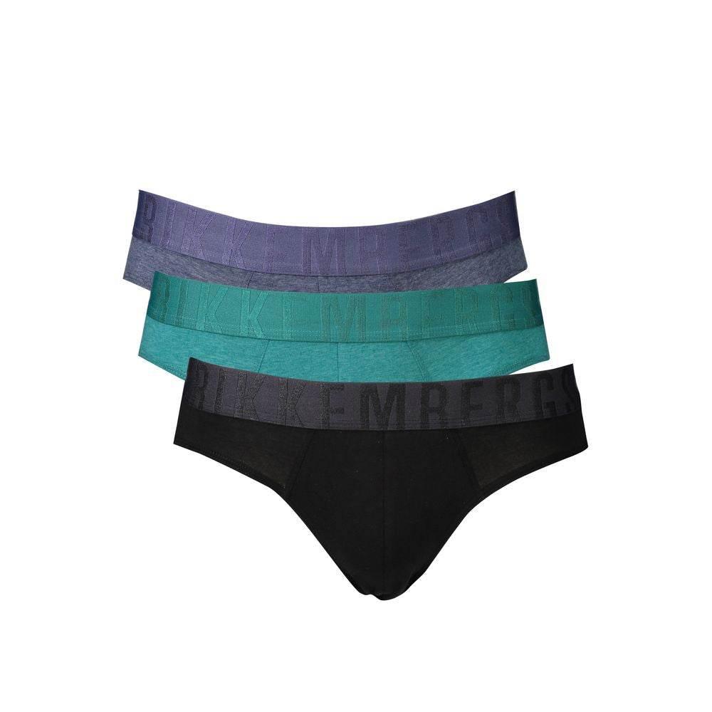 Bikkembergs Green Polyester Men Underwear - Hilstor