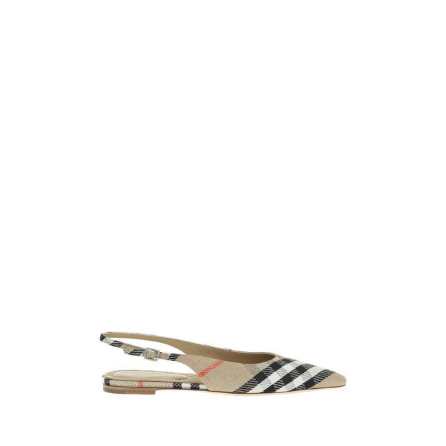 Burberry Birdie Check slingback Ballerinas - Hilstor