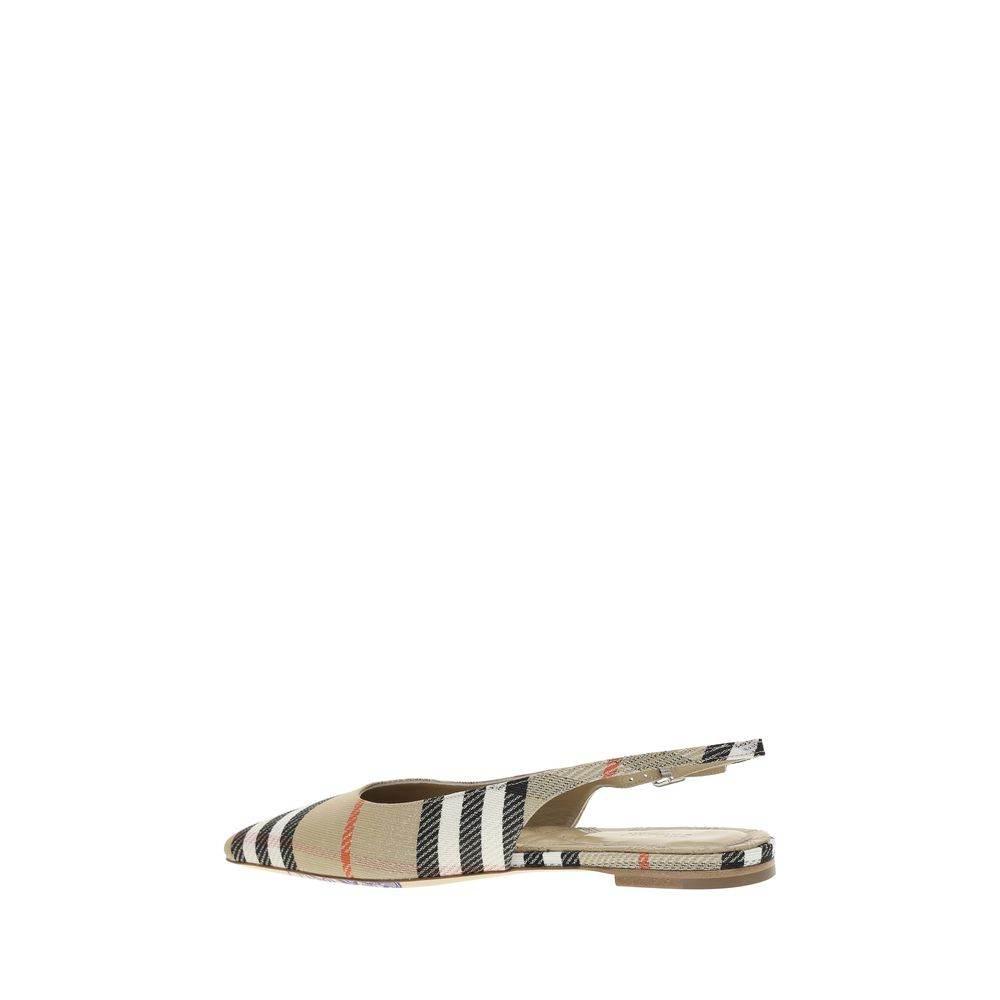 Burberry Birdie Check slingback Ballerinas - Hilstor