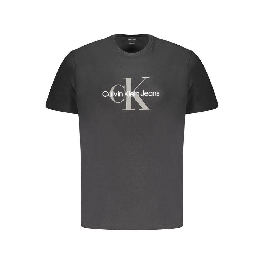 Calvin Klein Black Cotton T-Shirt - Hilstor
