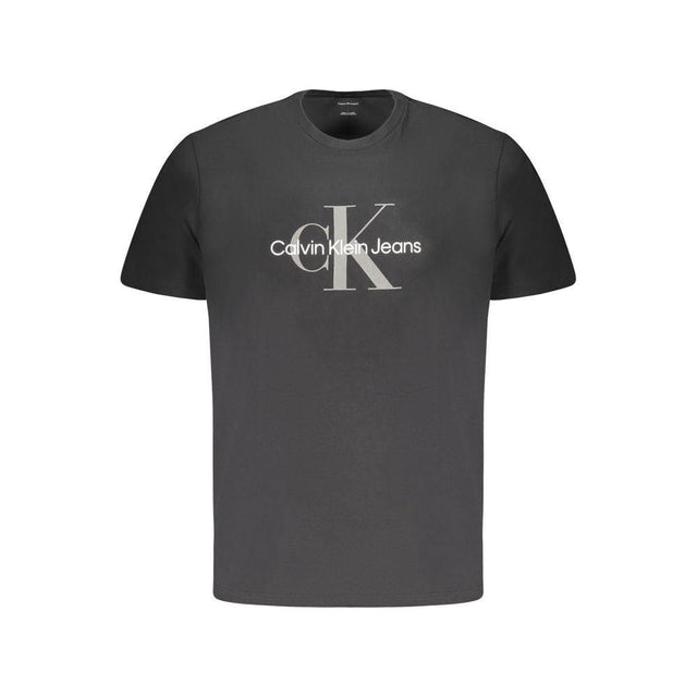 Calvin Klein Black Cotton T-Shirt - Hilstor
