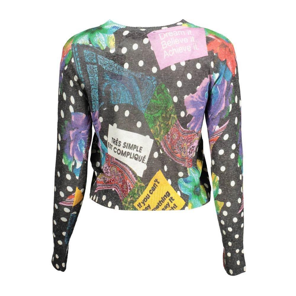 Desigual Black Acrylic Women Sweater - Hilstor