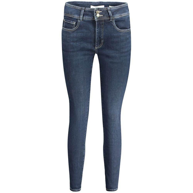 Guess Jeans Blue Cotton Women Skinny Jean - Hilstor