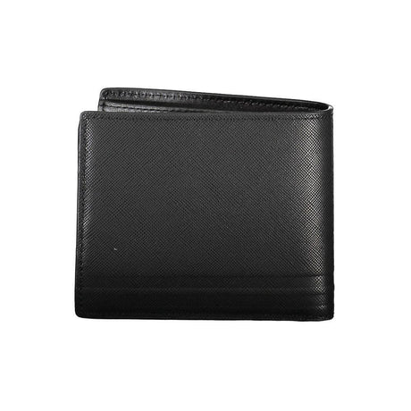 Tommy Hilfiger Black Leather Men Wallet - Hilstor