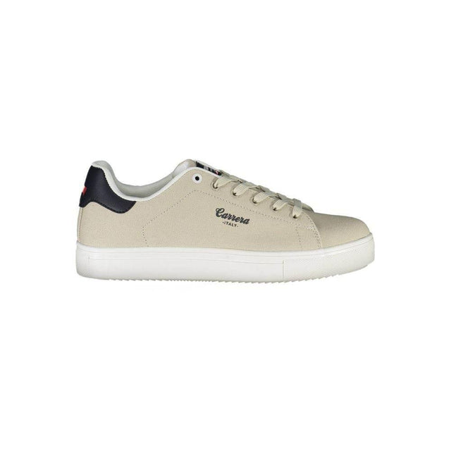 Carrera Beige Polyethylene Men Sneaker - Hilstor