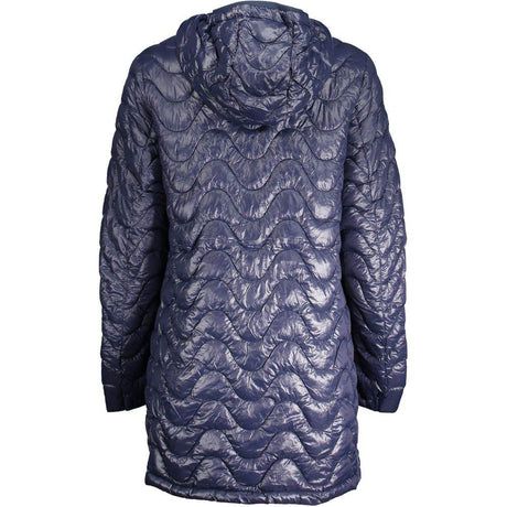 K-WAY Blue Polyamide Jackets & Coat - Hilstor