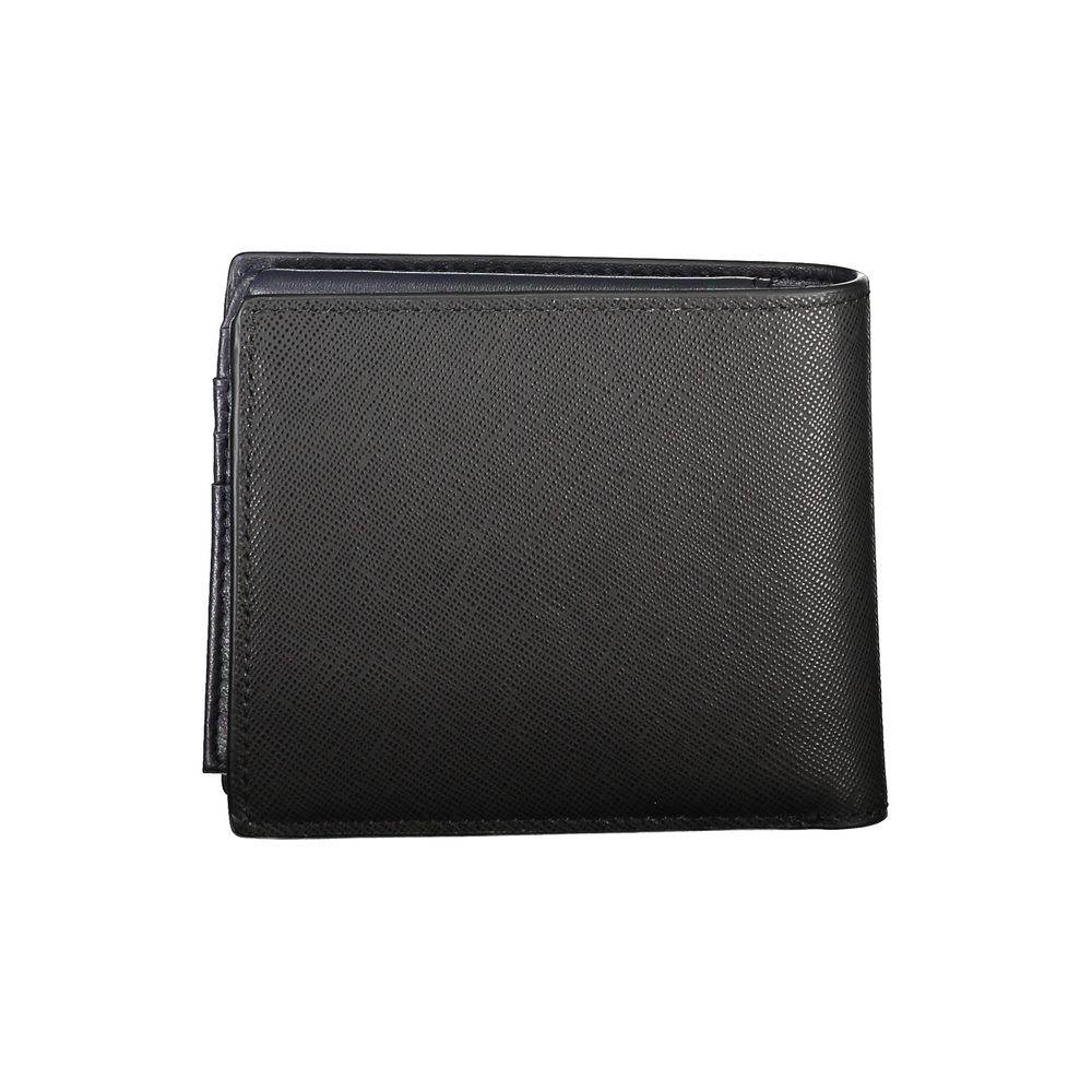 Tommy Hilfiger Black Leather Wallet - Hilstor