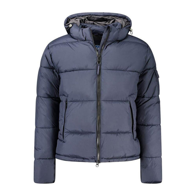 North Sails Blue Polyester Men Jacket - Hilstor