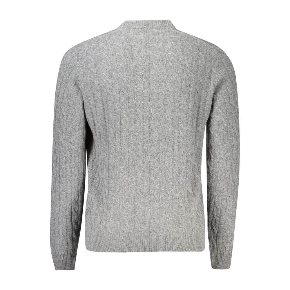 North Sails Gray Wool Men Sweater - Hilstor