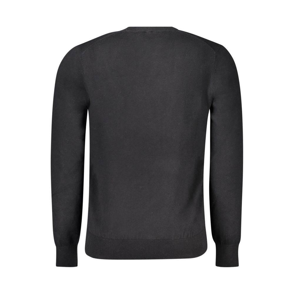 North Sails Black Cotton Men Sweater - Hilstor