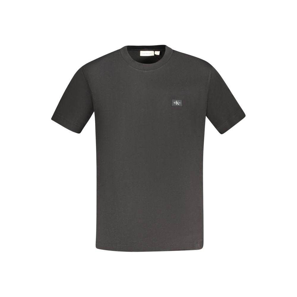 Calvin Klein Black Cotton Men T-Shirt - Hilstor