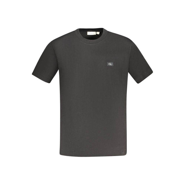Calvin Klein Black Cotton Men T-Shirt - Hilstor