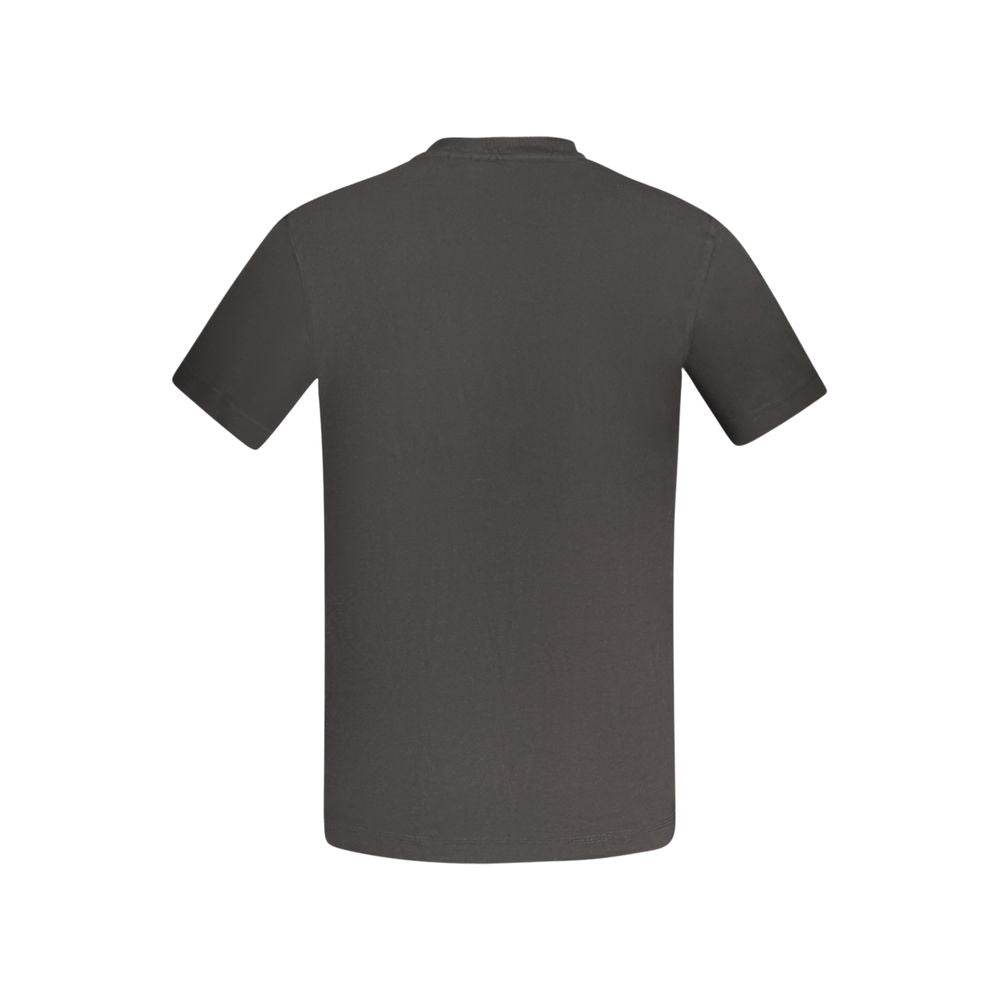 Calvin Klein Black Cotton Men T-Shirt - Hilstor