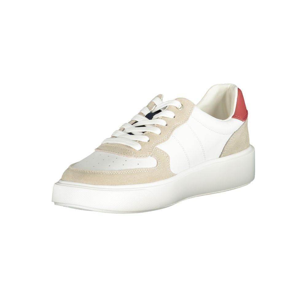 Blauer White Polyethylene Men Sneaker - Hilstor
