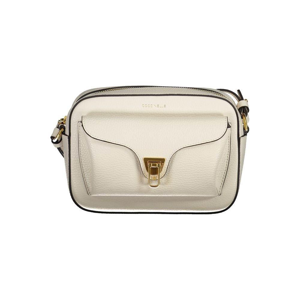 Coccinelle White Leather Handbag - Hilstor