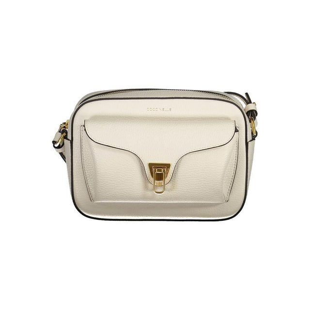 Coccinelle White Leather Handbag - Hilstor