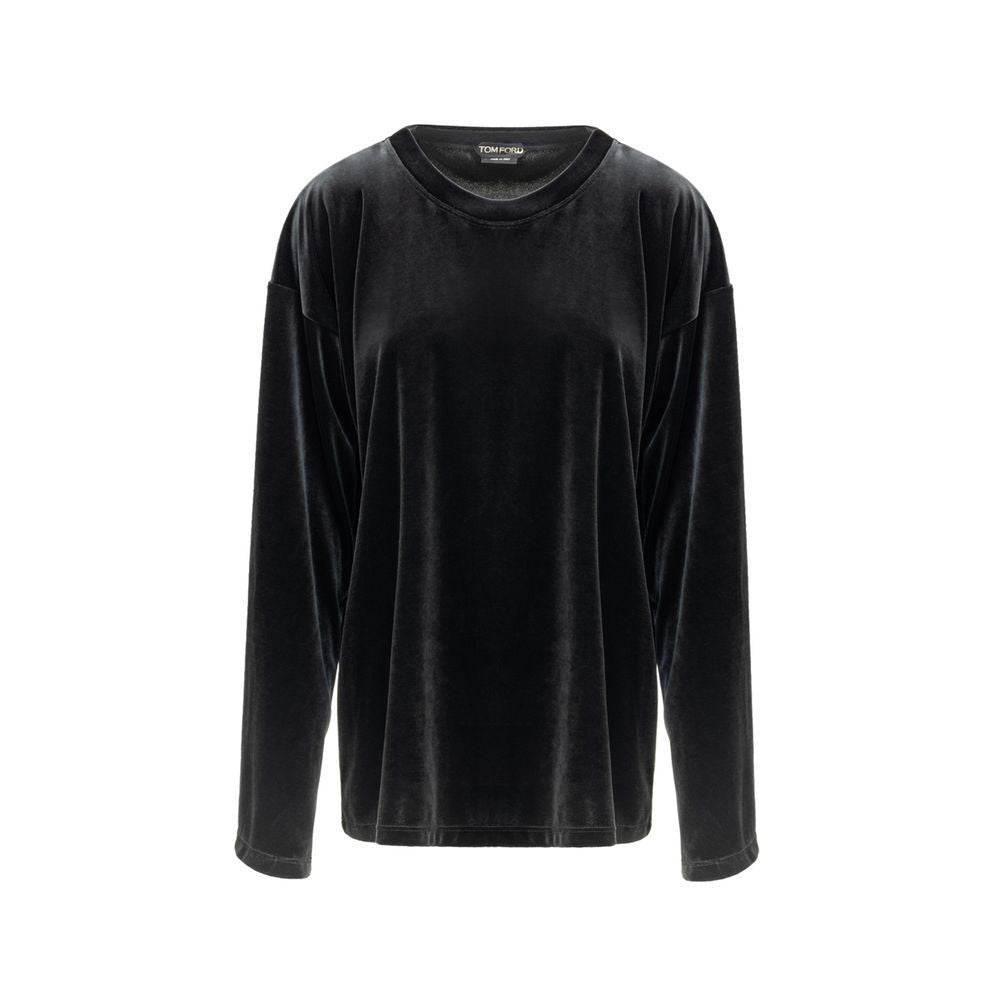 Tom Ford Black Synthetic Tops & T-Shirt - Hilstor