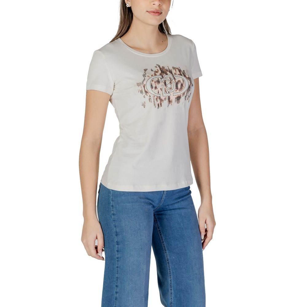 Liu Jo White Cotton Tops & T-Shirt - Hilstor