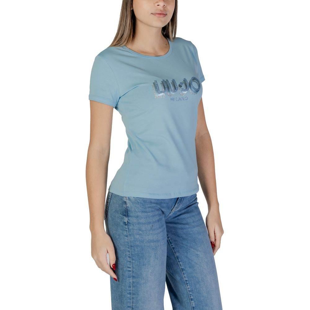 Liu Jo Blue Cotton Tops & T-Shirt - Hilstor