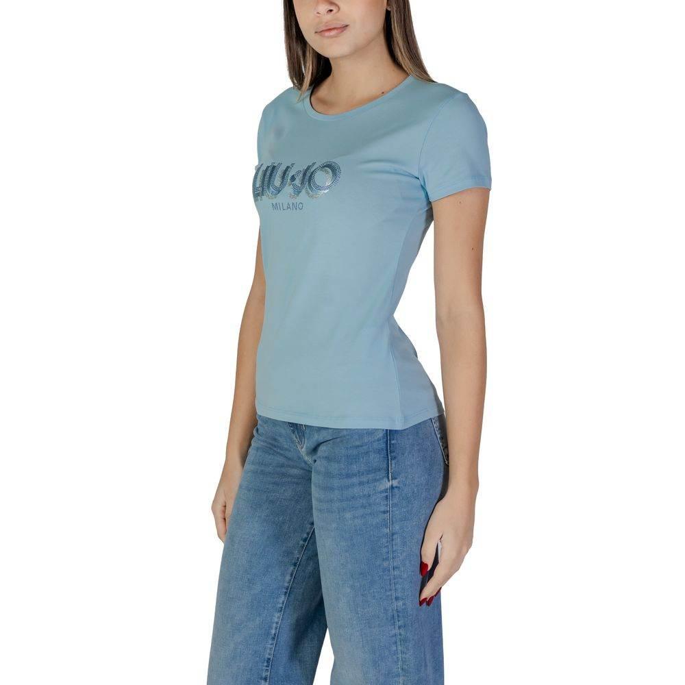 Liu Jo Blue Cotton Tops & T-Shirt - Hilstor