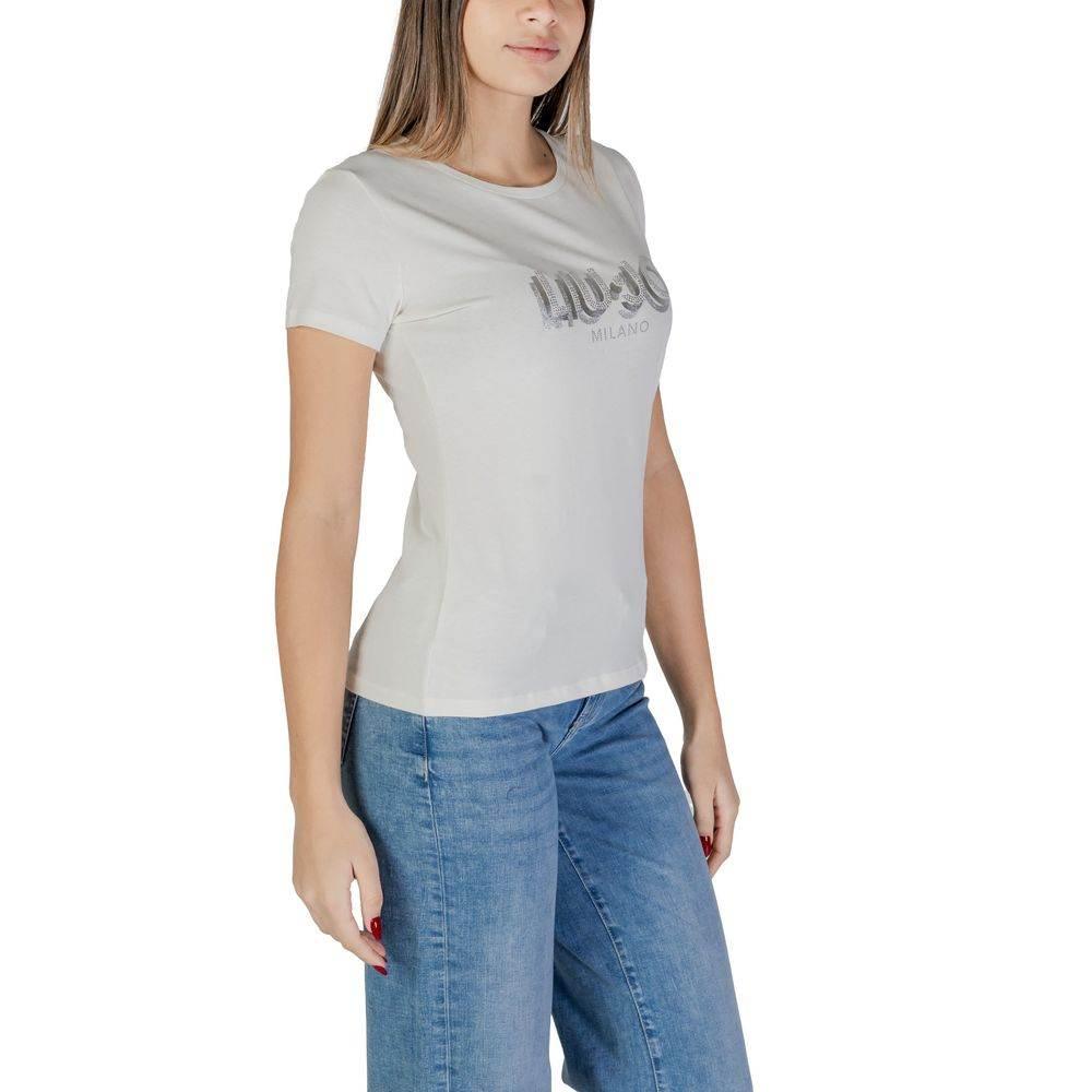 Liu Jo White Cotton Tops & T-Shirt - Hilstor