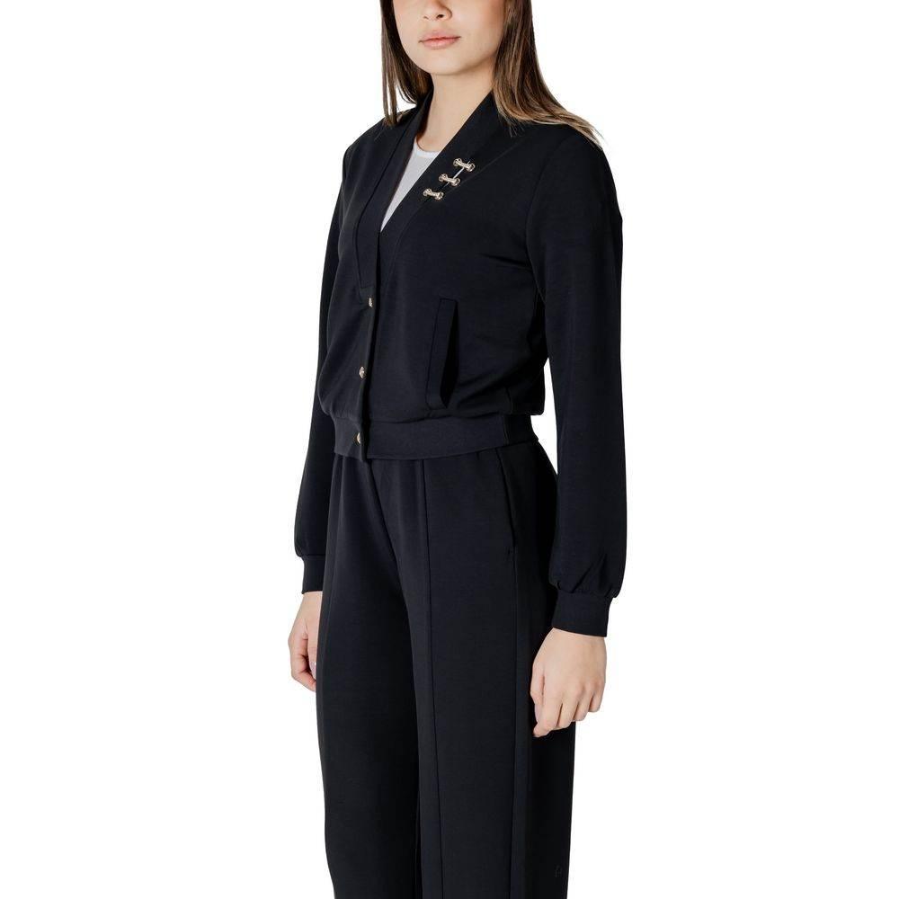 Liu Jo Black Modal Sweater - Hilstor