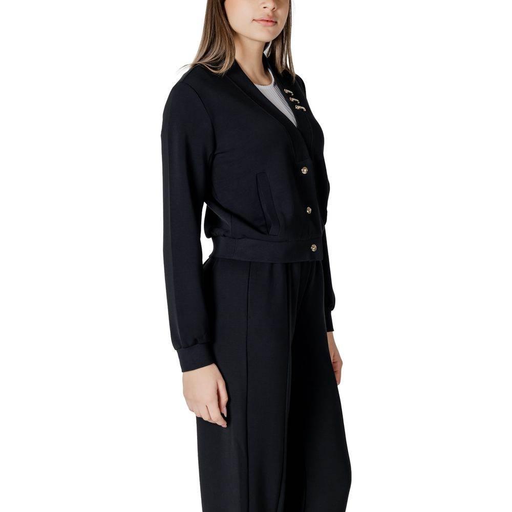 Liu Jo Black Modal Sweater - Hilstor
