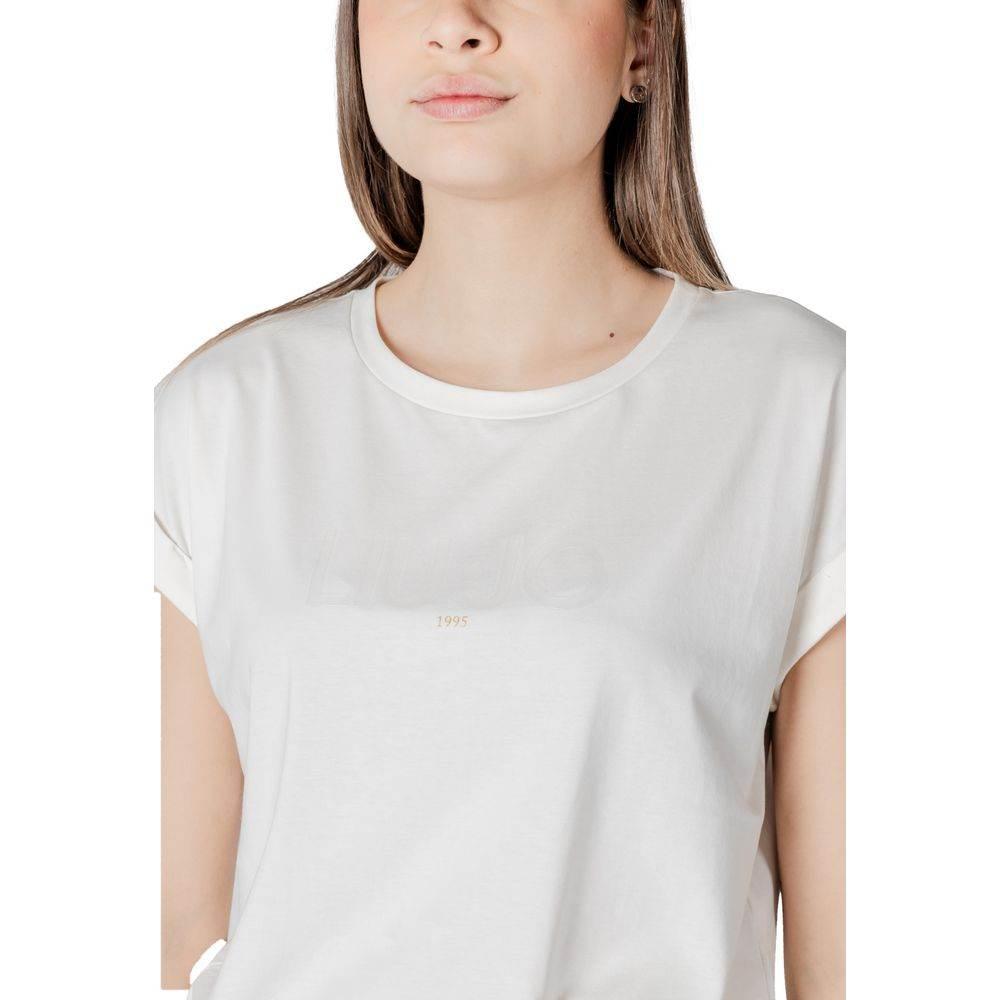 Liu Jo White Cotton Tops & T-Shirt - Hilstor