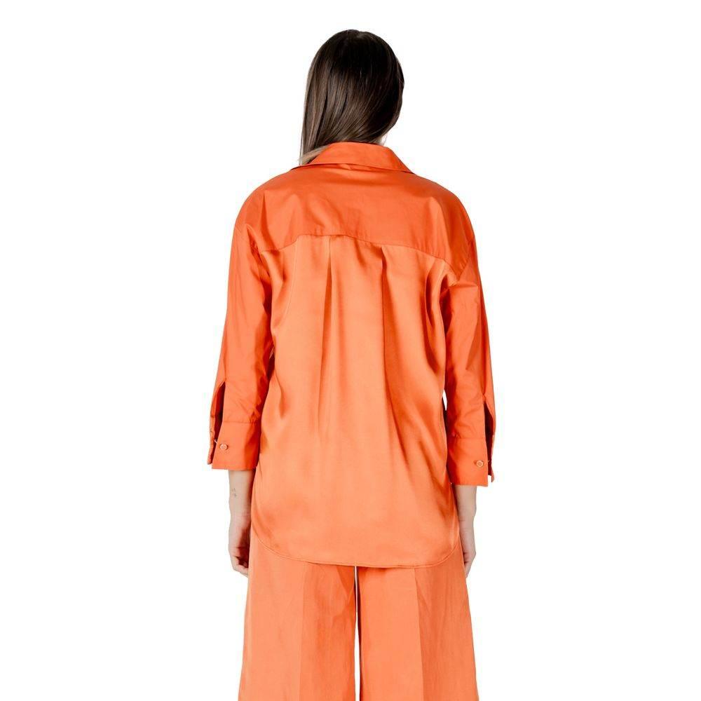 Liu Jo Orange Cotton Shirt - Hilstor