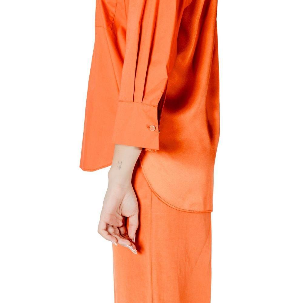 Liu Jo Orange Cotton Shirt - Hilstor