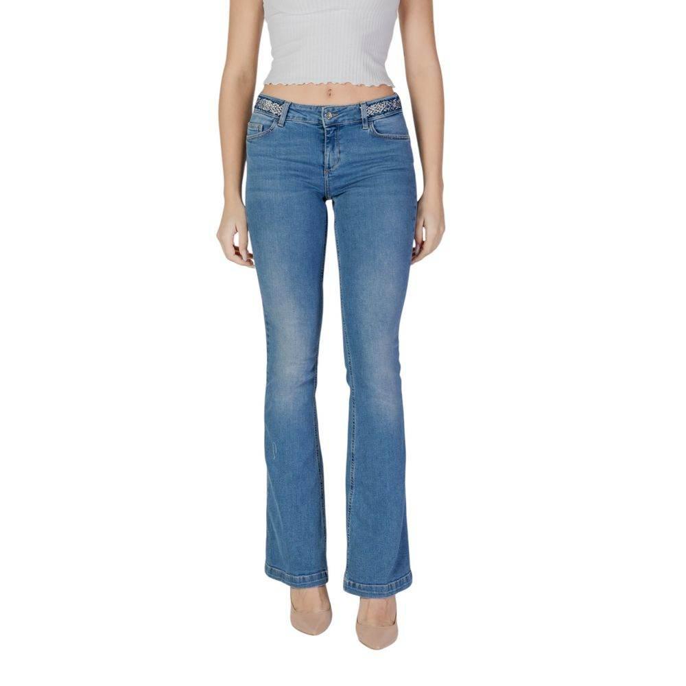 Liu Jo Light Blue Cotton Jeans & Pant - Hilstor