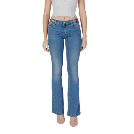 Liu Jo Light Blue Cotton Jeans & Pant - Hilstor