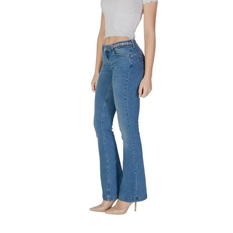 Liu Jo Light Blue Cotton Jeans & Pant - Hilstor