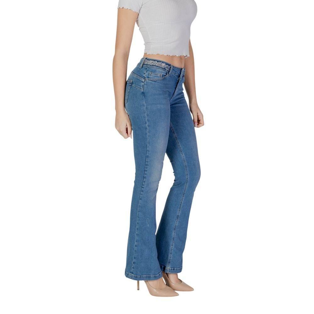 Liu Jo Light Blue Cotton Jeans & Pant - Hilstor