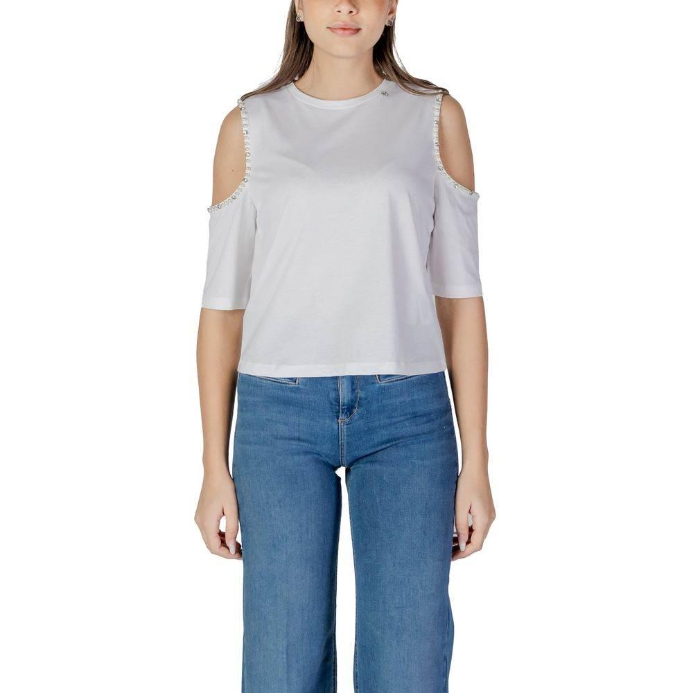 Liu Jo White Cotton Tops & T-Shirt - Hilstor
