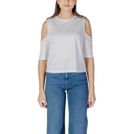 Liu Jo White Cotton Tops & T-Shirt - Hilstor