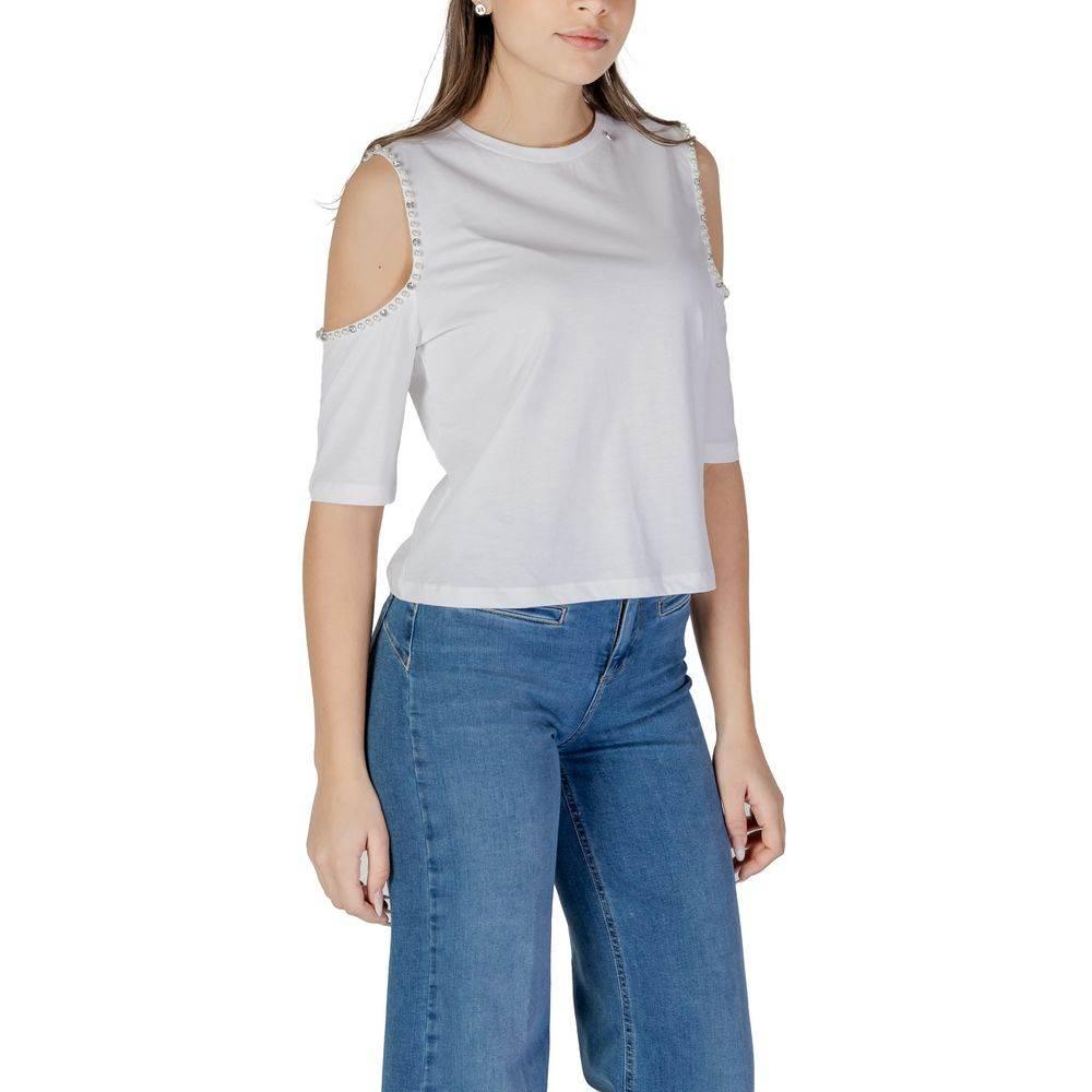 Liu Jo White Cotton Tops & T-Shirt - Hilstor