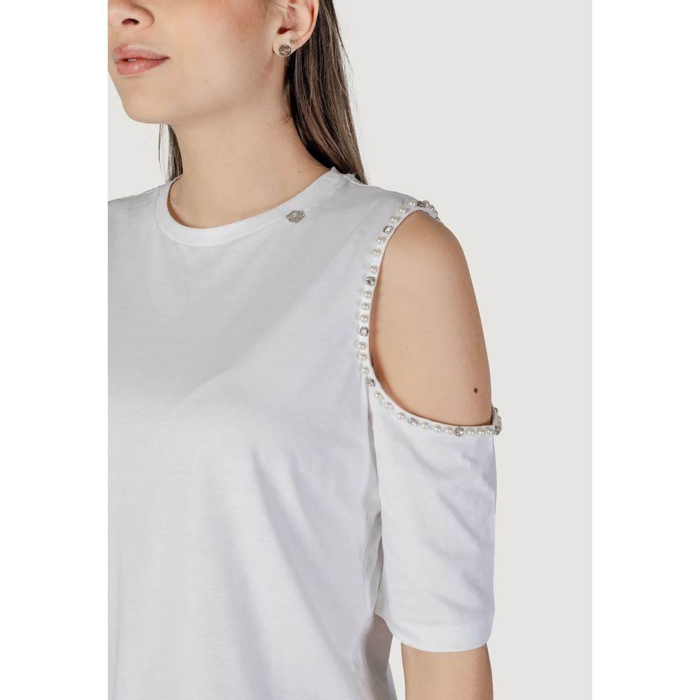 Liu Jo White Cotton Tops & T-Shirt - Hilstor